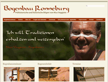 Tablet Screenshot of bogenbau-ronneburg.de
